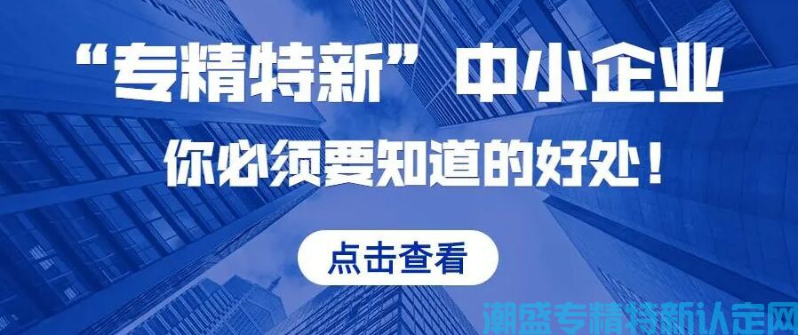 深圳市工业和信息化局专精特新中小企业申报办法解读